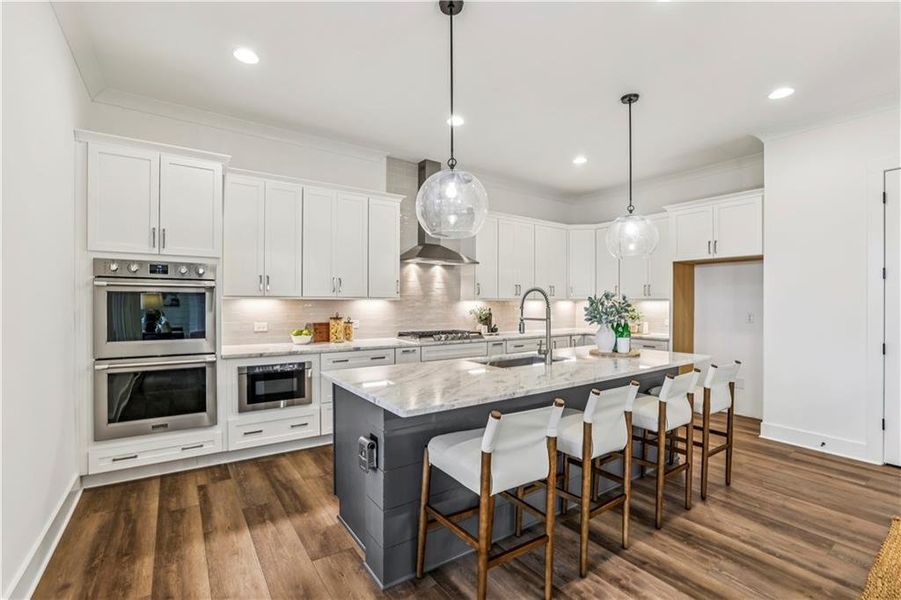 Furnished interior view inside a new home in , Dawsonville (Image 18).