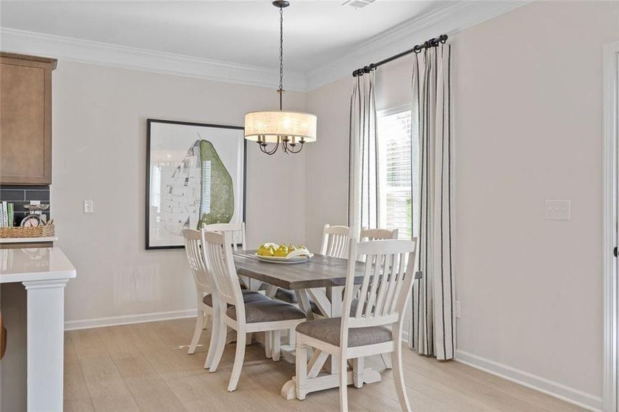 Furnished interior view inside a new home in The Stiles, Cartersville (Image 10).