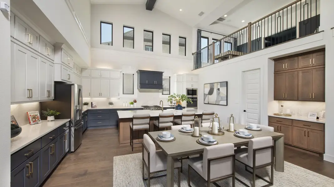 Representative furnished interior of a home built from the 4199W by Perry Homes in The Woodlands Hills 75', Willis (Image 6). Representative furnished interior of a home built from the 4199W by Perry Homes in The Woodlands Hills 75', Willis (Image 6).