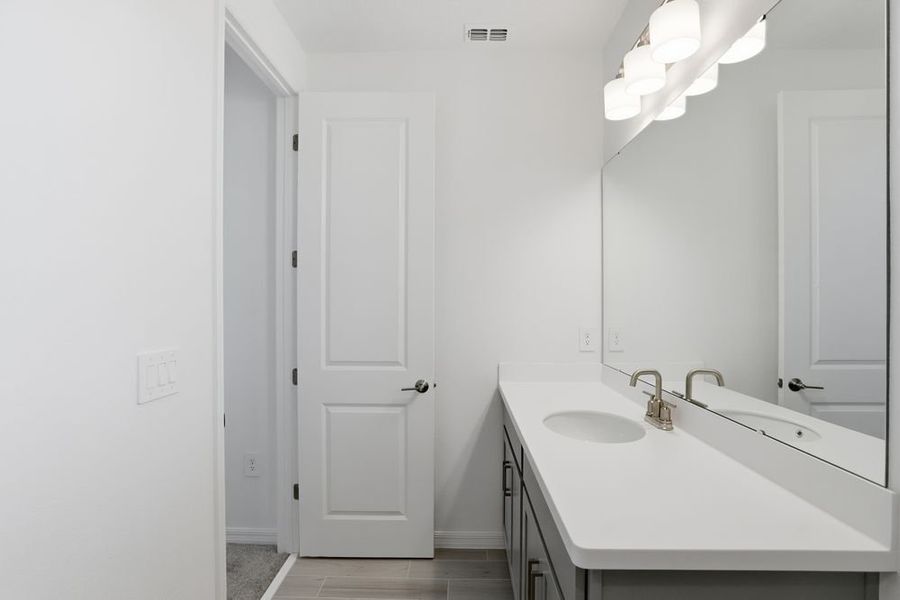 Representative furnished interior of a home built from the Ashwood by Taylor Morrison in Center Lake Ranch Community Group Page, St. Cloud (Image 8).