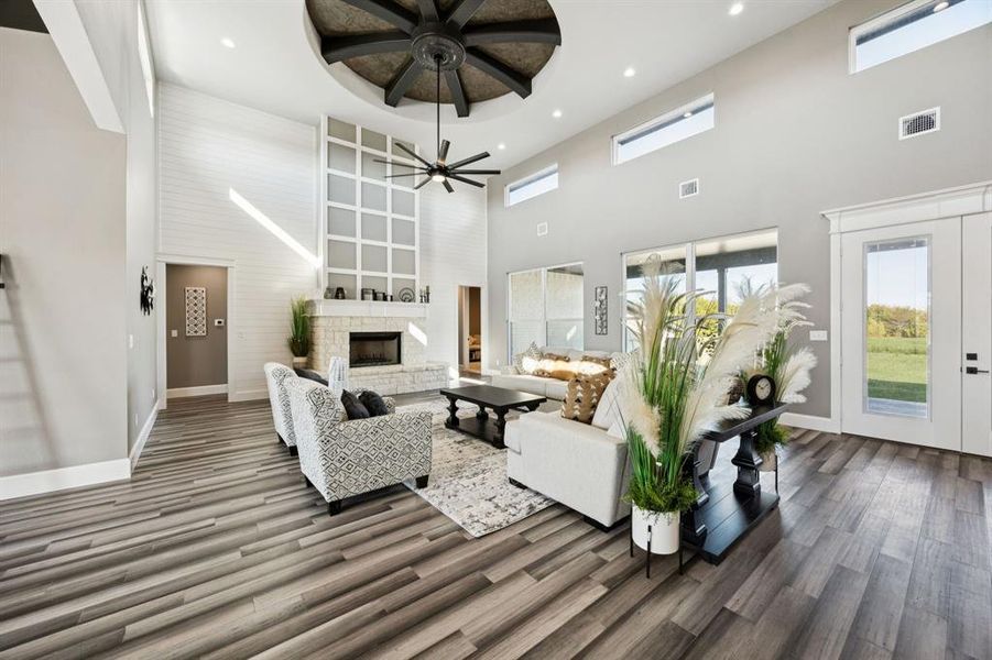 Furnished interior view inside a new home in , Lone Oak (Image 6).