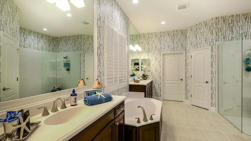 Furnished interior view inside a new home in Boca Royale Golf & Country Club Real Estate and Homes for Sale in Englewood, FL - Neal Communities, Englewood (Image 6).