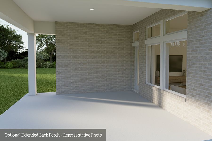 Representative exterior details of a home built from the The Columbus by David Weekley Homes in Colton 45' Homesites, Montgomery (Image 4). Representative exterior details of a home built from the The Columbus by David Weekley Homes in Colton 45' Homesites, Montgomery (Image 4).