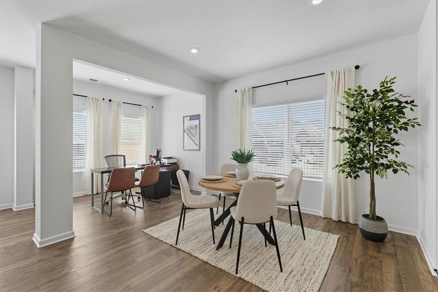 Furnished interior view inside a new home in Park Center Pointe, Austell (Image 27).