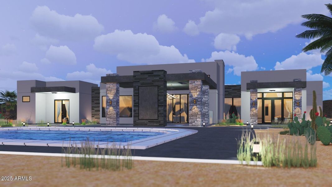 82nd Exterior Rendering Pool 82nd Exterior Rendering Pool