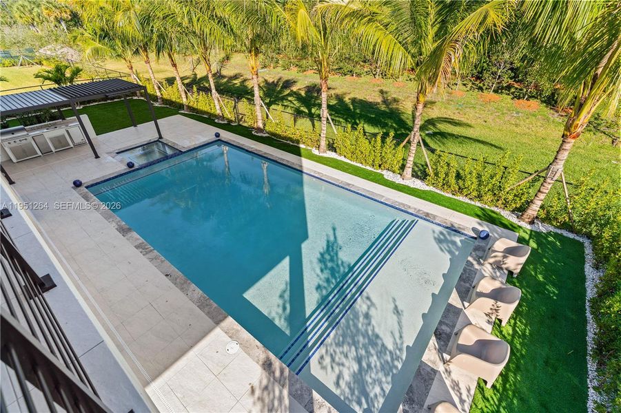 Exterior details and patio area of a home in , Weston (Image 42).