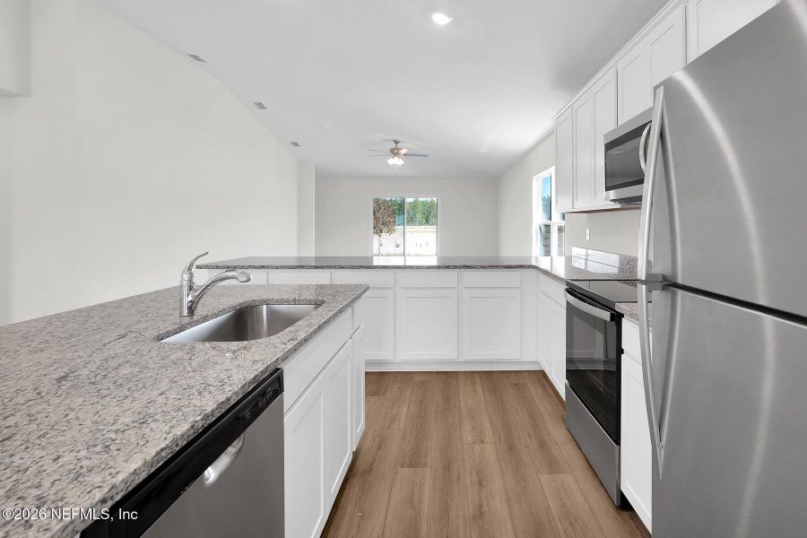 Furnished interior view inside a new home in Westport Landing, Jacksonville (Image 3).