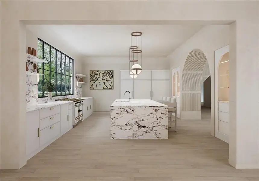 Furnished interior view inside a new home in , Atlanta (Image 11). Furnished interior view inside a new home in , Atlanta (Image 11).