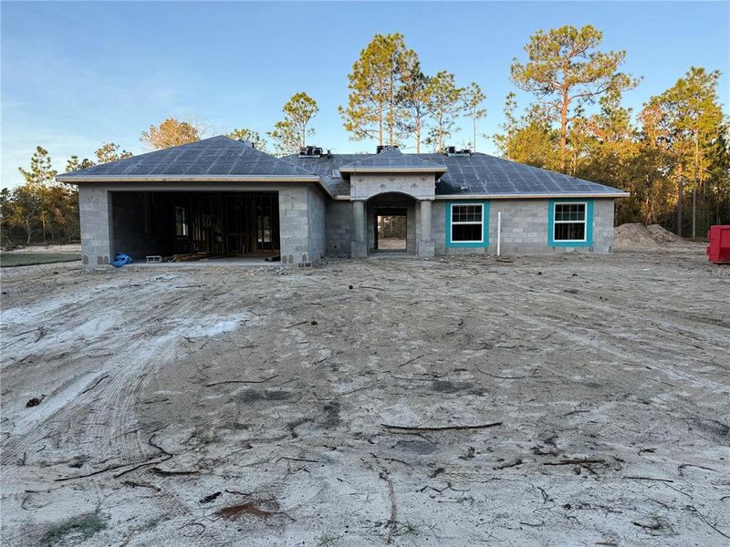 In-progress construction of a new home in , Brooksville, FL (Image 19).