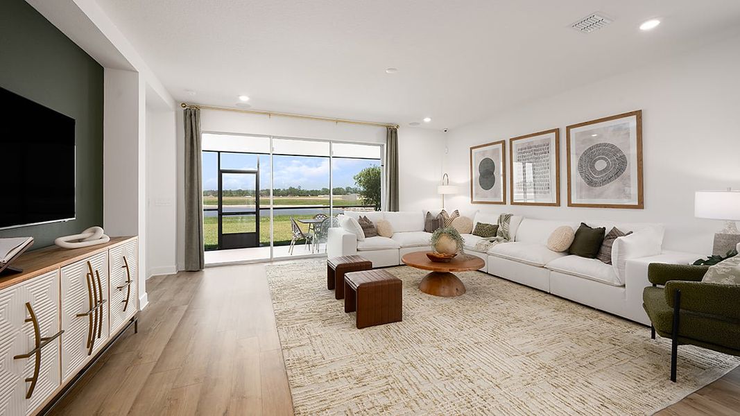 Representative furnished interior of a home built from the Grenada by Taylor Morrison in Windward Preserve, Cocoa (Image 6).