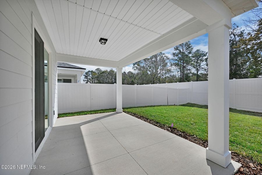 Exterior details and patio area of a home in Murray Farms, Middleburg (Image 30).