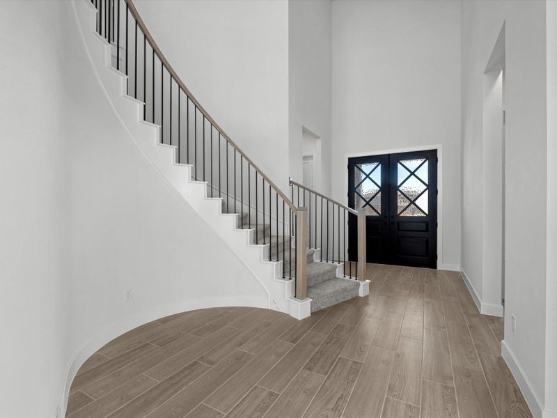 Spacious, unfurnished interior of a new home in Austin Point, Richmond (Image 10). Spacious, unfurnished interior of a new home in Austin Point, Richmond (Image 10).