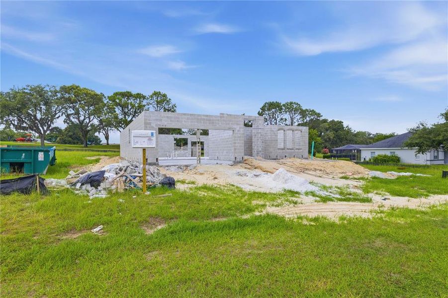 In-progress construction of a new home in , Hernando, FL (Image 4).