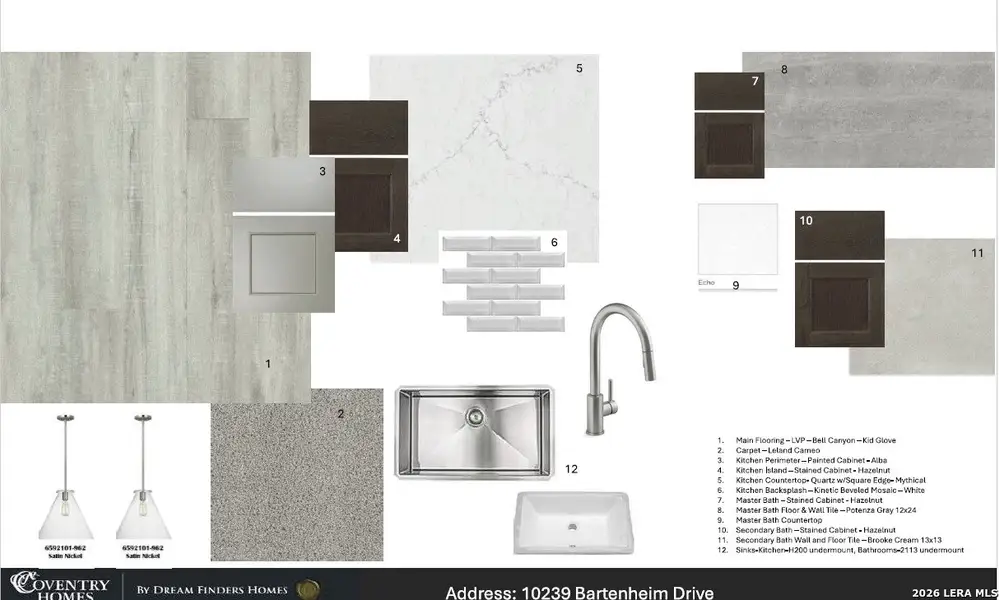 Sample of building materials used in homes in Rhine Valley, Schertz (Image 4). Sample of building materials used in homes in Rhine Valley, Schertz (Image 4).