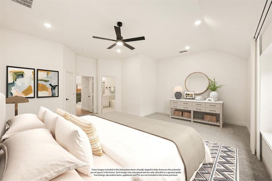 Furnished interior view inside a new home in West Crossing, Anna (Image 8). Furnished interior view inside a new home in West Crossing, Anna (Image 8).