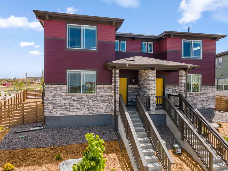 Exterior details and patio area of a home in Windler, Aurora (Image 2). Exterior details and patio area of a home in Windler, Aurora (Image 2).