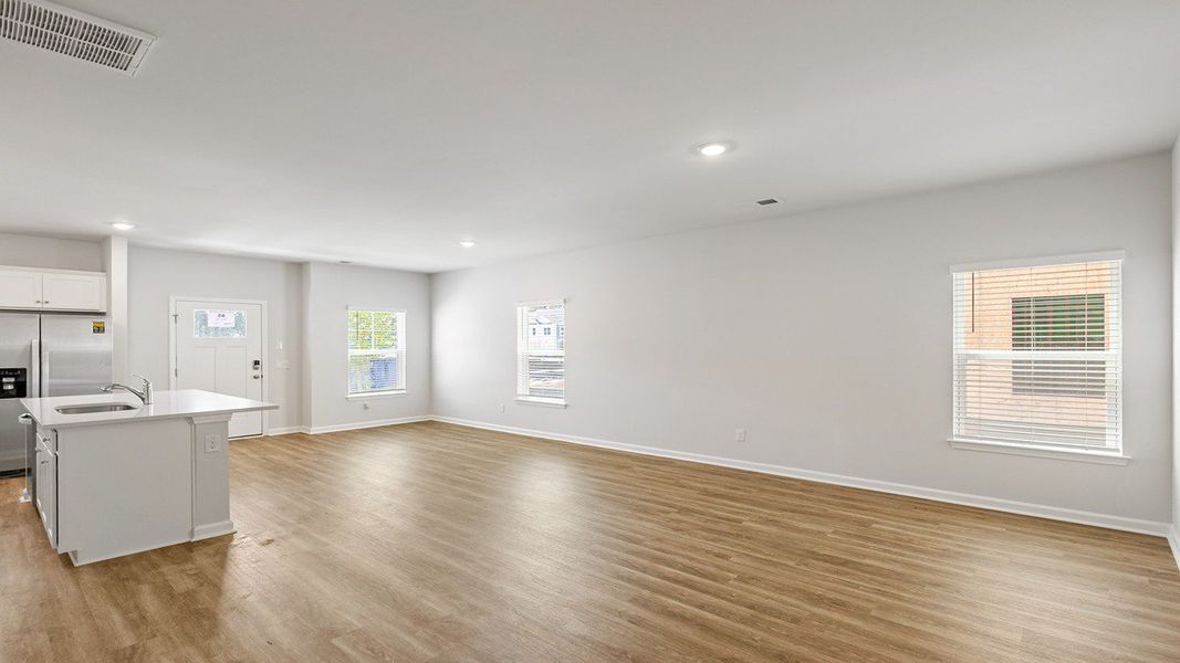 Spacious, unfurnished interior of a new home in The Crossing at St. James, Summerville (Image 13).