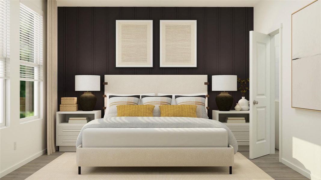 Furnished interior view inside a new home in Moore Landing, Magnolia (Image 22).