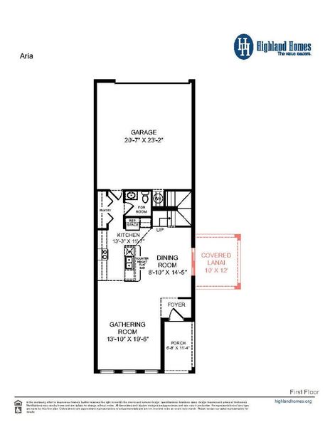 Aria - First Floor Aria - First Floor