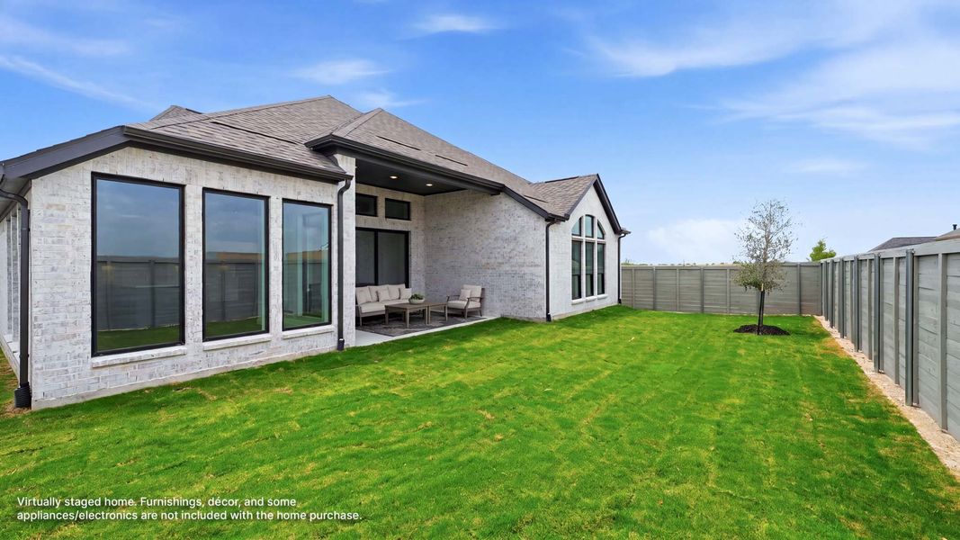 Exterior details and patio area of a home in Ramble, Celina (Image 2). Exterior details and patio area of a home in Ramble, Celina (Image 2).