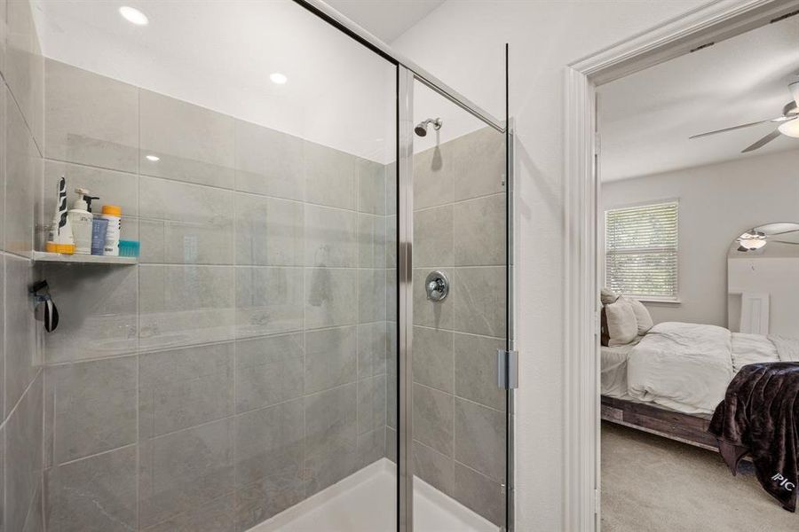 Furnished interior view inside a new home in Hurricane Creek: Classic 60s, Anna (Image 10). Furnished interior view inside a new home in Hurricane Creek: Classic 60s, Anna (Image 10).