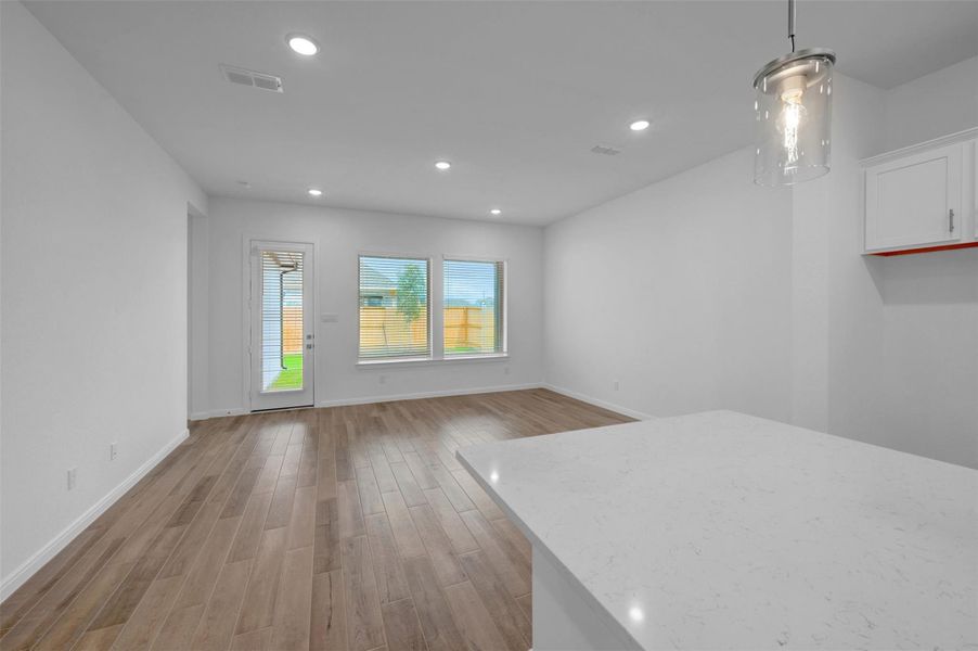 Spacious, unfurnished interior of a new home in Meridiana - Terrace Collection, Manvel (Image 17).