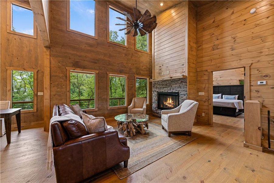 Furnished interior view inside a new home in , Blue Ridge (Image 6).