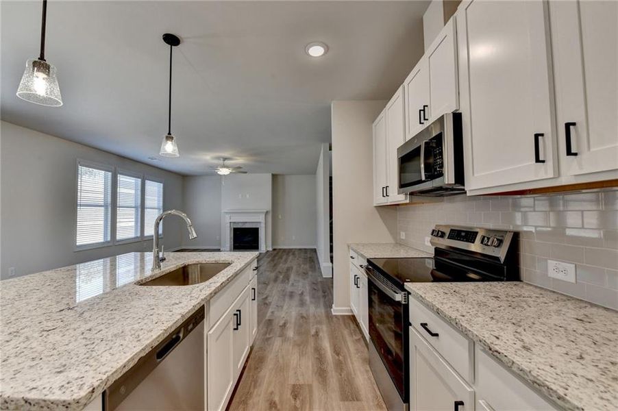 Furnished interior view inside a new home in , Dacula (Image 11).
