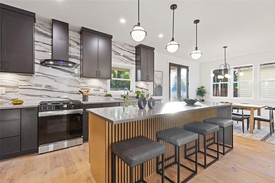 Furnished interior view inside a new home in , Atlanta (Image 18). Furnished interior view inside a new home in , Atlanta (Image 18).