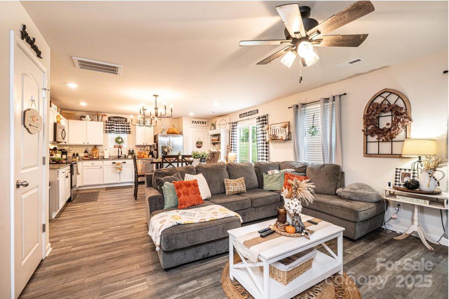 Furnished interior view inside a new home in , Newton (Image 25).