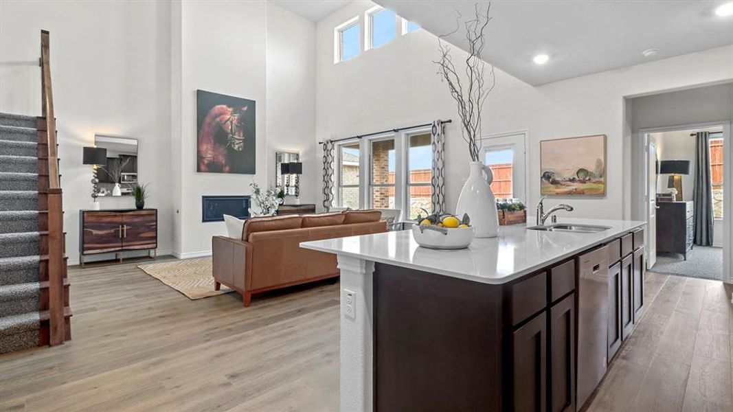 Furnished interior view inside a new home in The Woods at Lindsey Place, Anna (Image 21). Furnished interior view inside a new home in The Woods at Lindsey Place, Anna (Image 21).