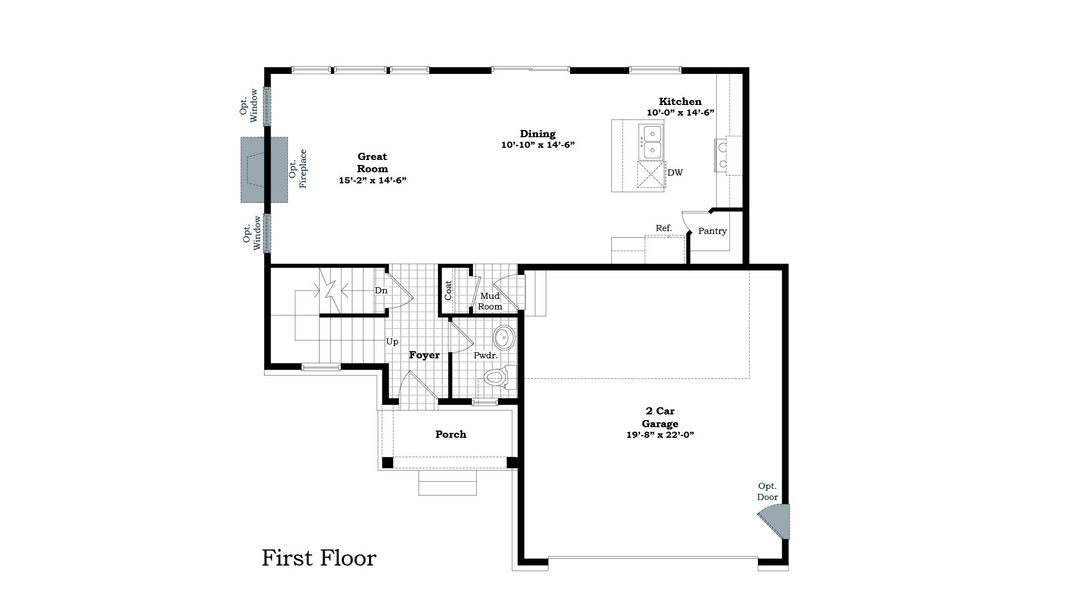 2D floor plan layout for the The Eaton by Norfolk Homes in Preserve at Magnolia Park, Jackson, MI (Image 3). 2D floor plan layout for the The Eaton by Norfolk Homes in Preserve at Magnolia Park, Jackson, MI (Image 3).