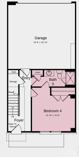 Additional Highlights Include: Bedroom 4 with bath 3 in place of flex/half bath and upgraded shower at primary bath. Additional Highlights Include: Bedroom 4 with bath 3 in place of flex/half bath and upgraded shower at primary bath.