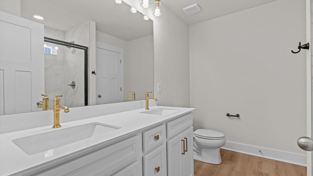 Furnished interior view inside a new home in Iris Meadows, Moore (Image 17).