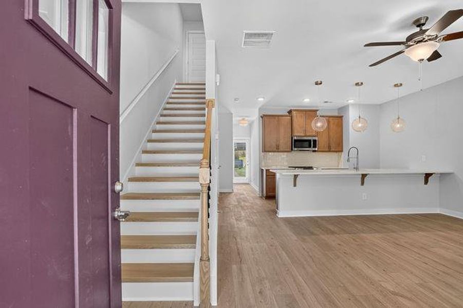 Spacious, unfurnished interior of a new home in The Cottages at East Lanier, Fayetteville (Image 11).