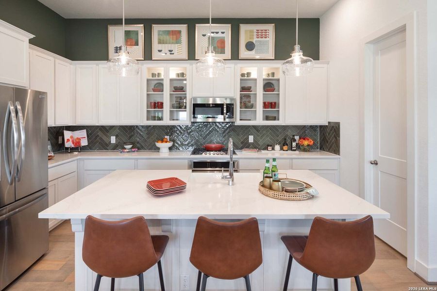 Furnished interior view inside a new home in Davis Ranch, San Antonio (Image 9).