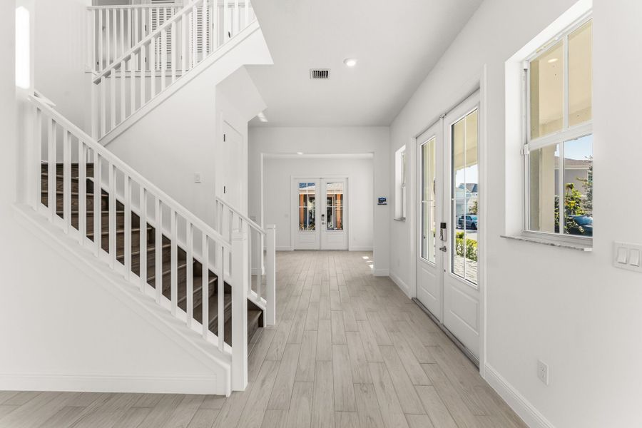 Representative unfurnished interior of a home built from the Marigold by Mattamy Homes in Newfield - Rosette Park, Palm City (Image 10).