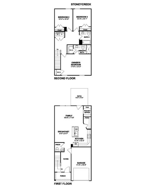 2D floor plan layout of this home in Meece, Easley, SC (Image 3). 2D floor plan layout of this home in Meece, Easley, SC (Image 3).