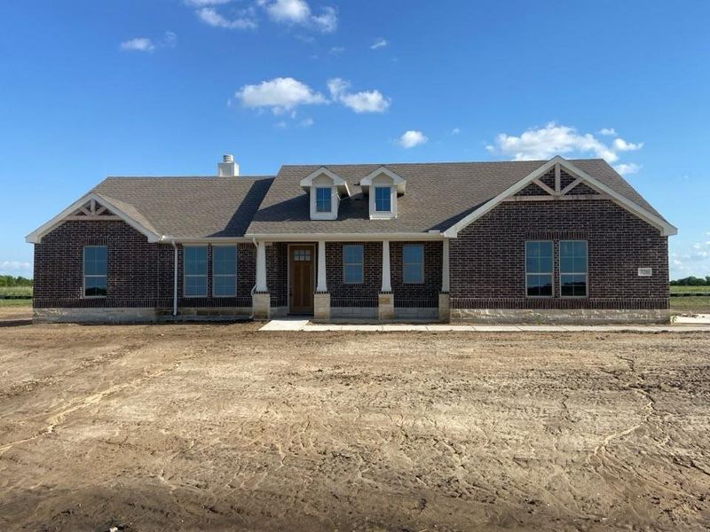 In-progress construction of a new home in Clear Sky Addition, Valley View, TX (Image 13).
