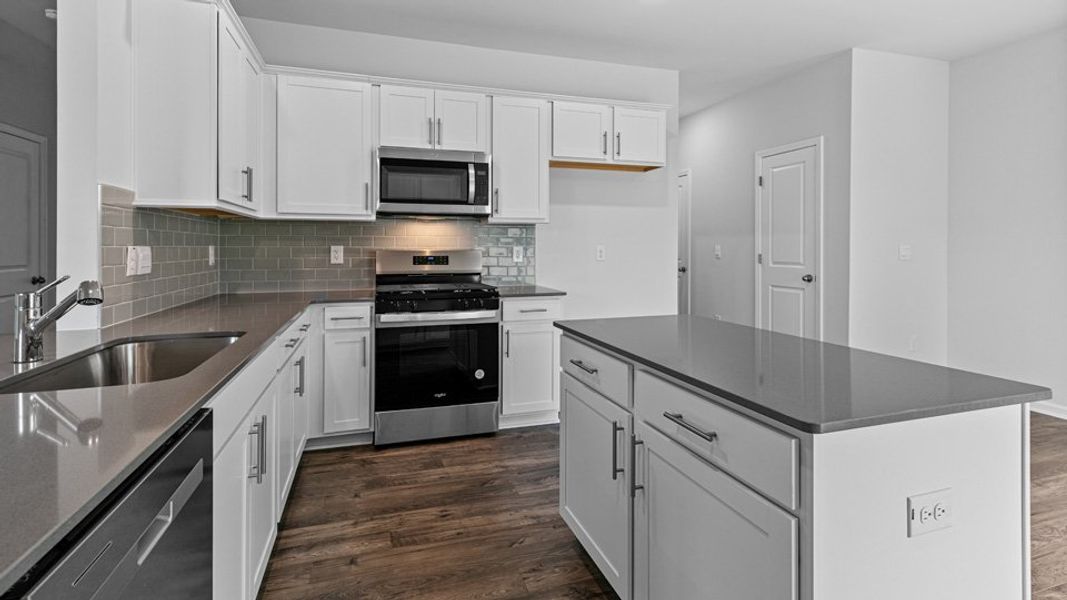 Furnished interior view inside a new home in The Reserve at Stoney Creek, Whitsett (Image 5).