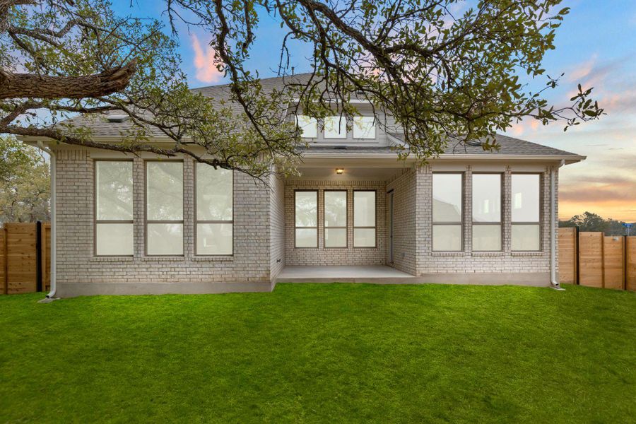 Rear of Home and private backyard - Representative Photo Rear of Home and private backyard - Representative Photo