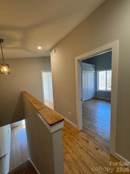 Upper Hallway with stairwell Upper Hallway with stairwell