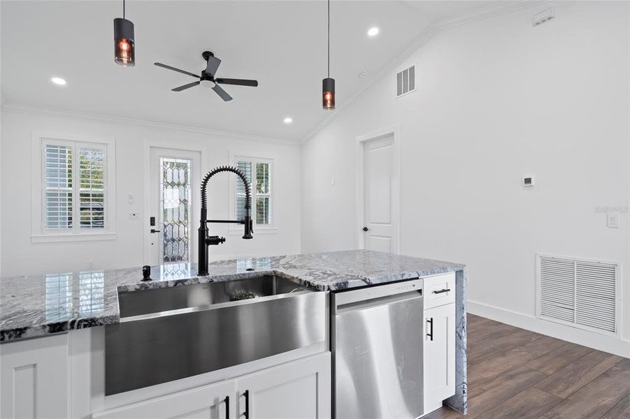 Furnished interior view inside a new home in , Okeechobee (Image 4).