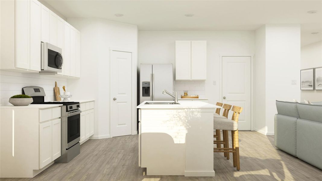 Furnished interior view inside a new home in Elm Creek, Elgin (Image 25).