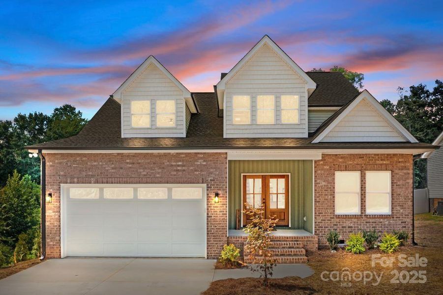 Front exterior of a new home in , Kannapolis, NC, highlighting curb appeal (Image 1). Front exterior of a new home in , Kannapolis, NC, highlighting curb appeal (Image 1).