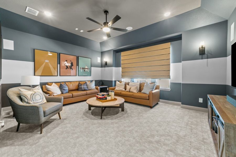 Representative furnished interior of a home built from the Diana by Landon Homes in Lexington Frisco, Frisco (Image 43).