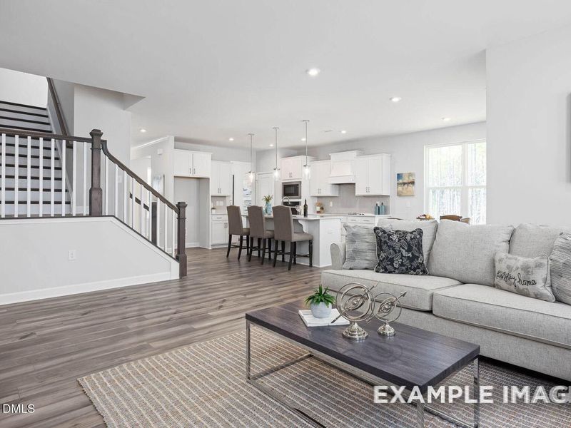 Furnished interior view inside a new home in Woodland Crossing, Zebulon (Image 7).