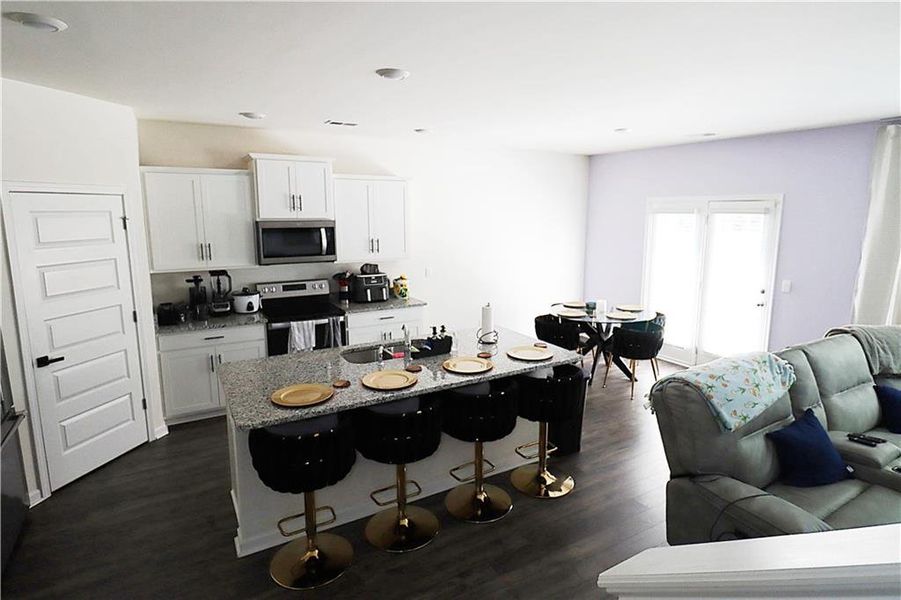 Furnished interior view inside a new home in , Atlanta (Image 6).