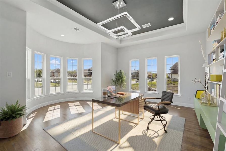 Furnished interior view inside a new home in , Wylie (Image 5).