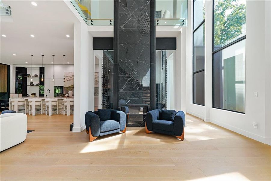 Furnished interior view inside a new home in , Atlanta (Image 9).